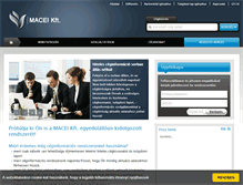 Tablet Screenshot of macei.hu